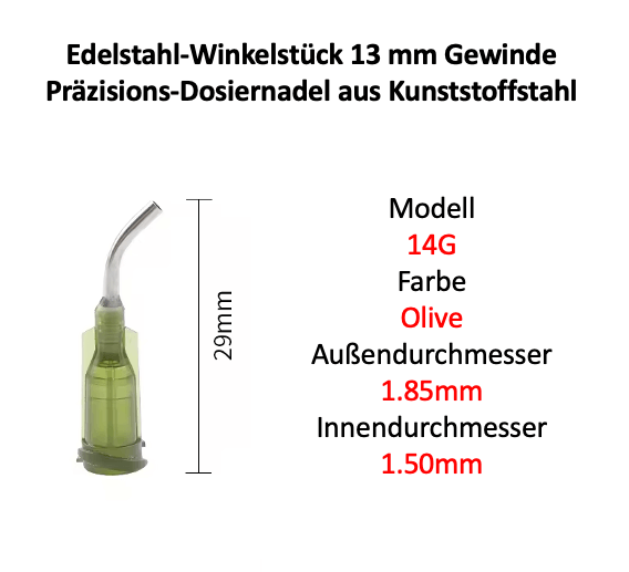 Applikatornadeln für alle gängigen Materialien (20 Stk.)