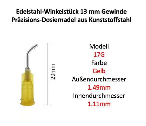Applikatornadeln für alle gängigen Materialien (20 Stk.)