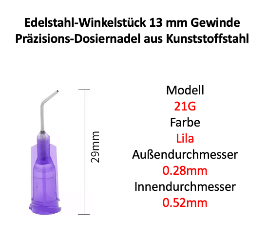 Applikatornadeln für alle gängigen Materialien (20 Stk.)