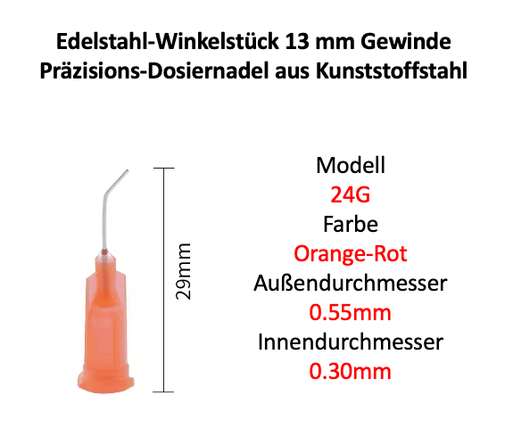 Applikatornadeln für alle gängigen Materialien (20 Stk.)