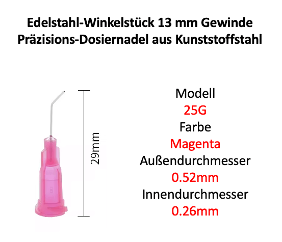 Applikatornadeln für alle gängigen Materialien (20 Stk.)