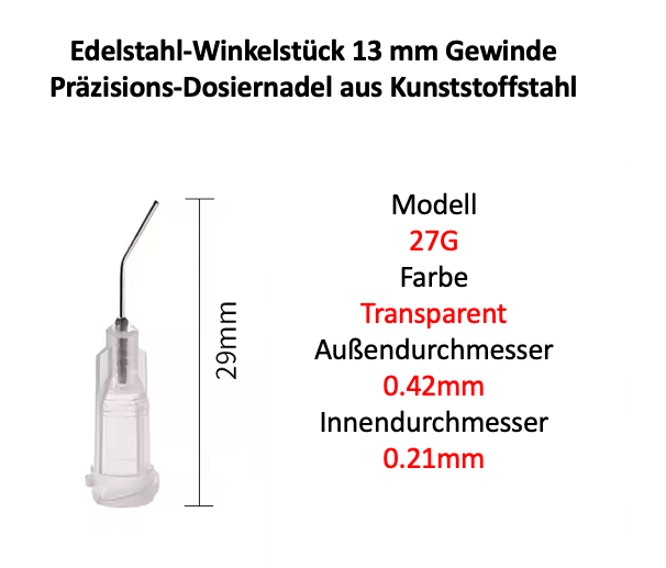 Applikatornadeln für alle gängigen Materialien (20 Stk.)