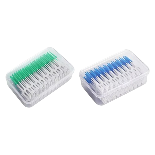 Flexible Interdentalbürsten aus Silikon (200 Stk.)