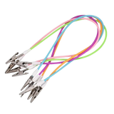 Silikon Lätzchenhalter mit Klammer zur Mehrfachverwendung (5 Stück)