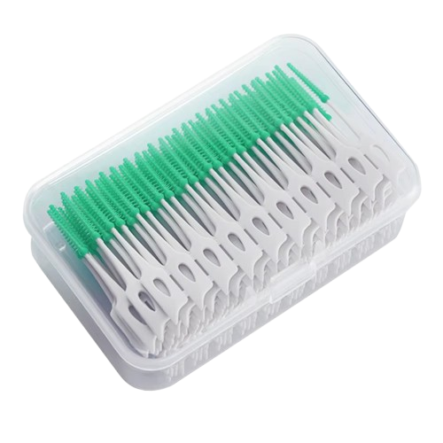 Flexible Interdentalbürsten aus Silikon (200 Stk.)