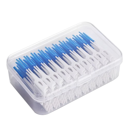 Flexible Interdentalbürsten aus Silikon (200 Stk.)