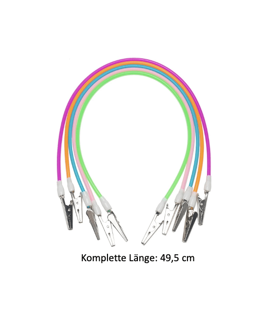 Silikon Lätzchenhalter mit Klammer zur Mehrfachverwendung (5 Stück)